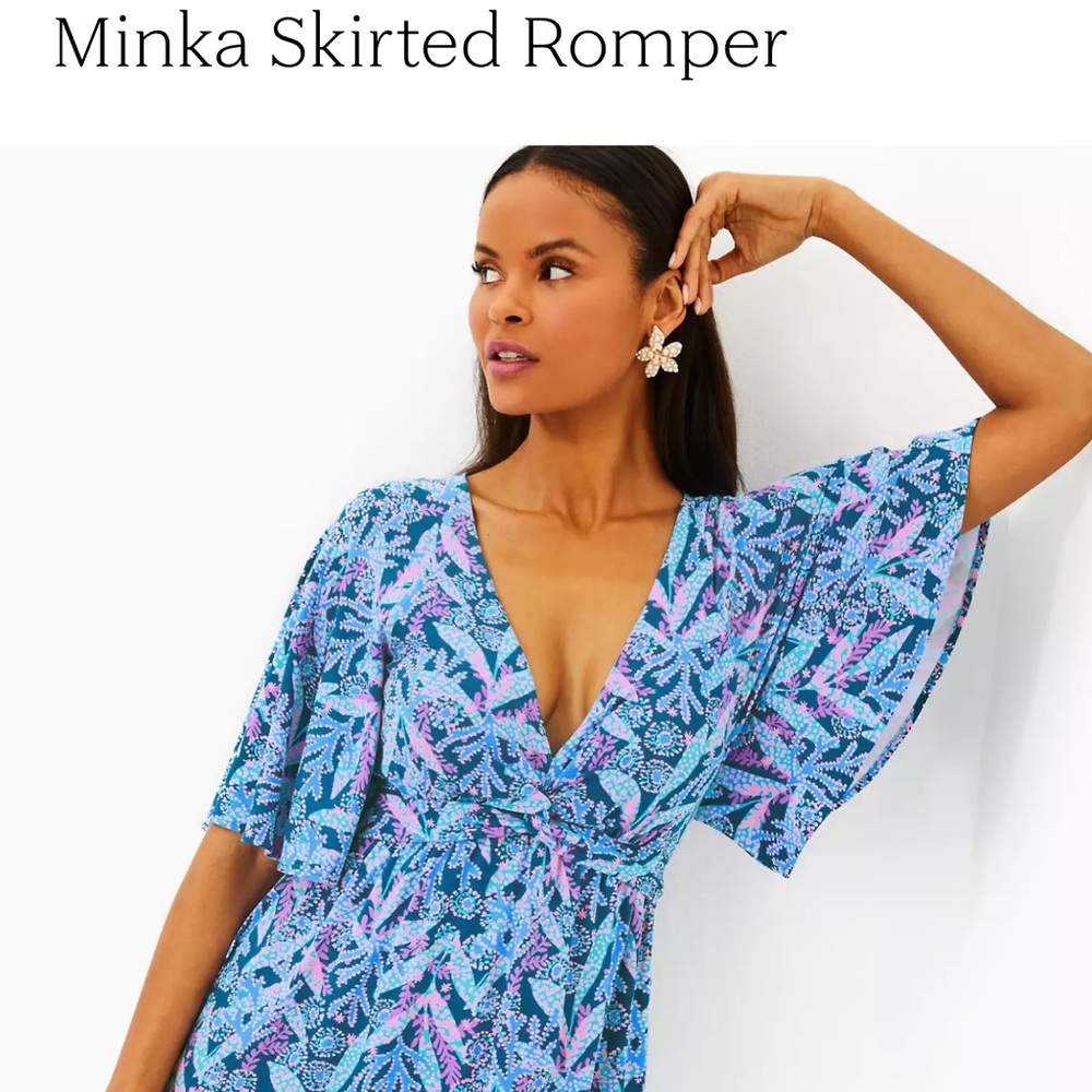 Lilly Pulitzer small Minka skirted romper NWT